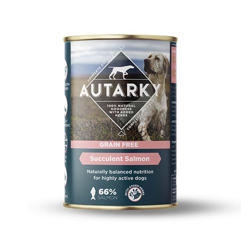 Autarky Grain Free Succulent Salmon Tins 395g - Case of 2