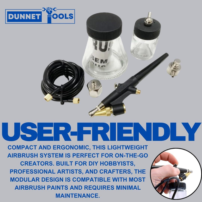 Air Brush Kit Dual Action Airbrush Set with Hose