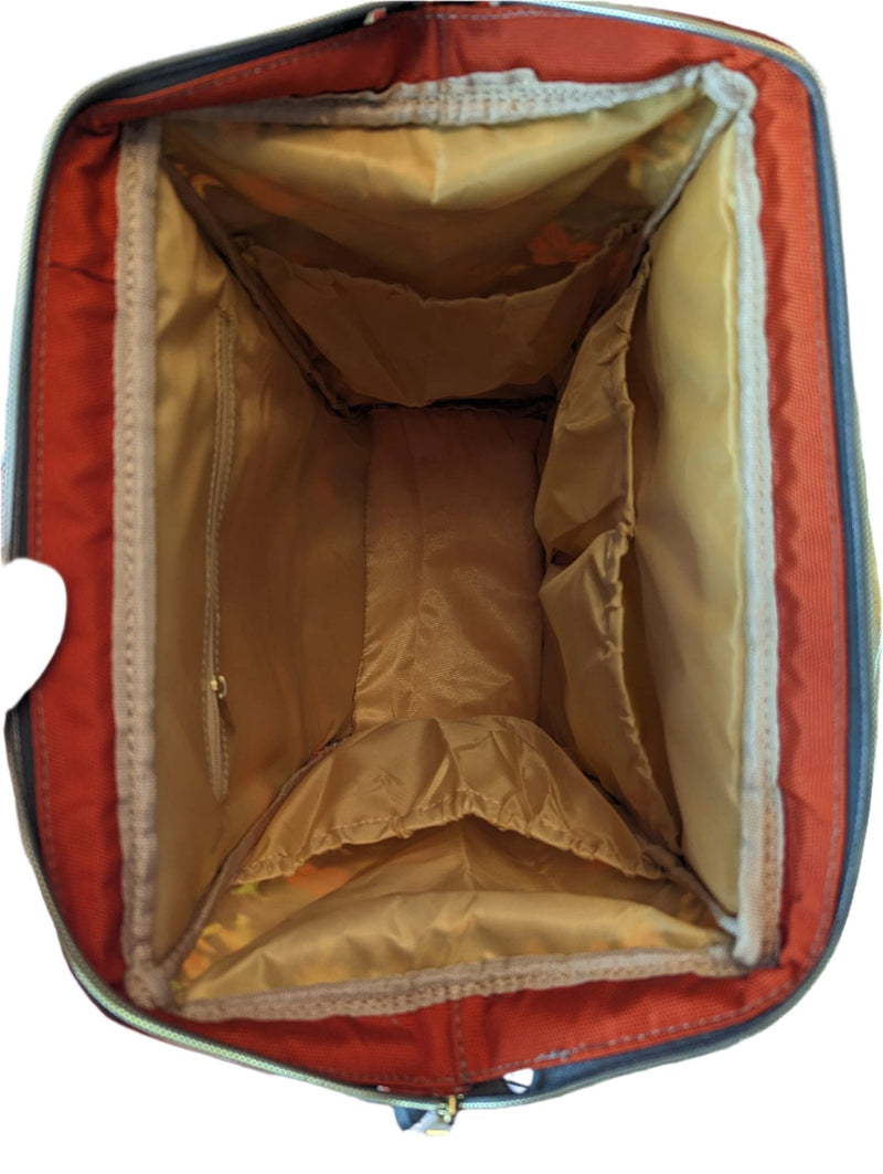 Autumn Mushrooms Baby Changing Bag - Smushy