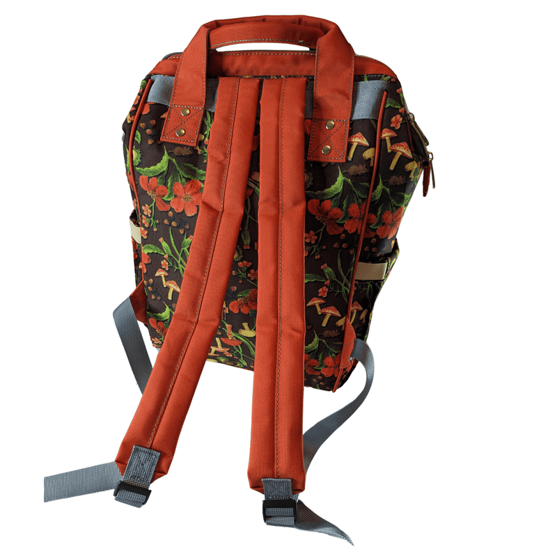 Autumn Mushrooms Baby Changing Bag - Smushy