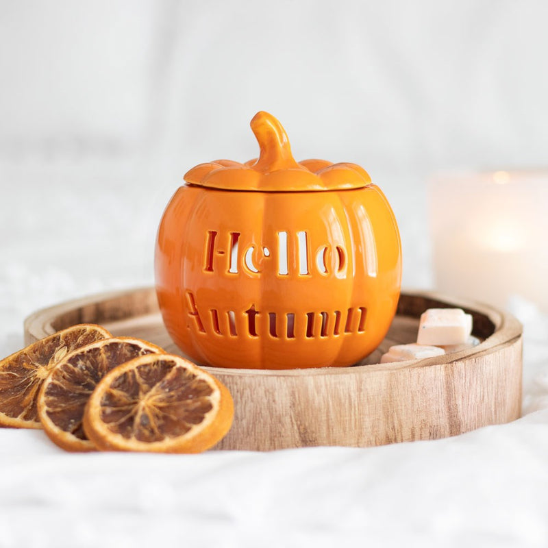 Hello Autumn Pumpkin Oil and Wax Burner