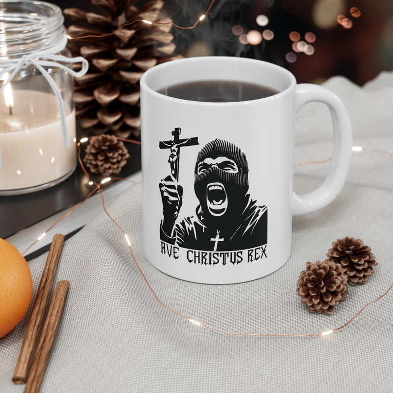 Ave Christus Rex Mug – Bold Christian Coffee Cup