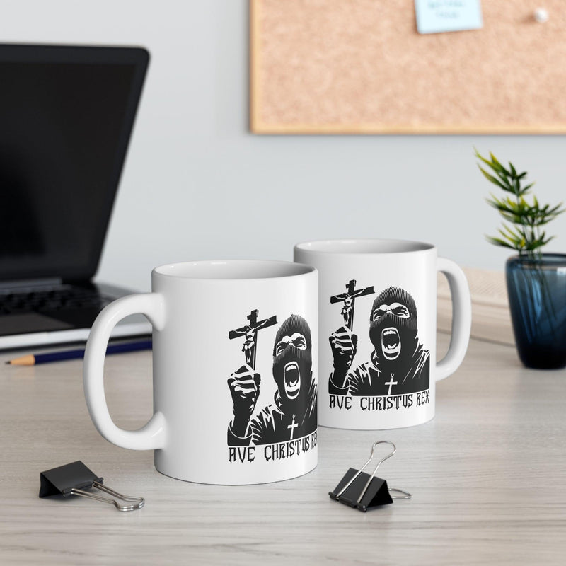 Ave Christus Rex Mug – Bold Christian Coffee Cup