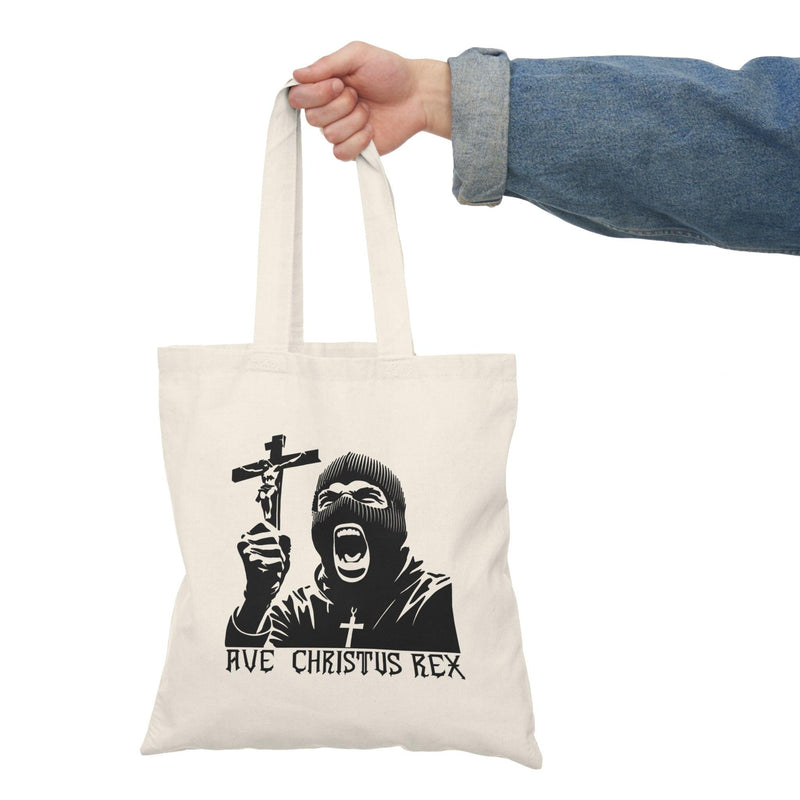 Ave Christus Rex Tote Bag – Balaclava Design