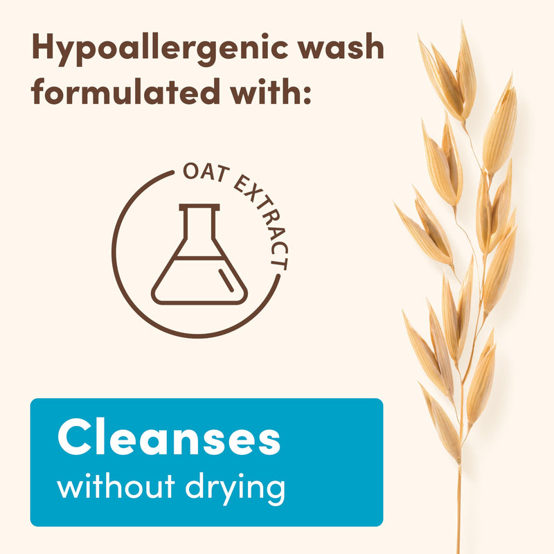 Aveeno Baby Daily Moisture 2-in-1 Bath Wash & Shampoo with Oat Extract – Tear-Free, Hypoallergenic, 8 fl oz (Pack of 2)