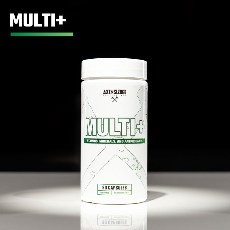 Axe & Sledge Multi Plus Multivitamin – 24 Bioavailable Vitamins, 90 Veggie Capsules