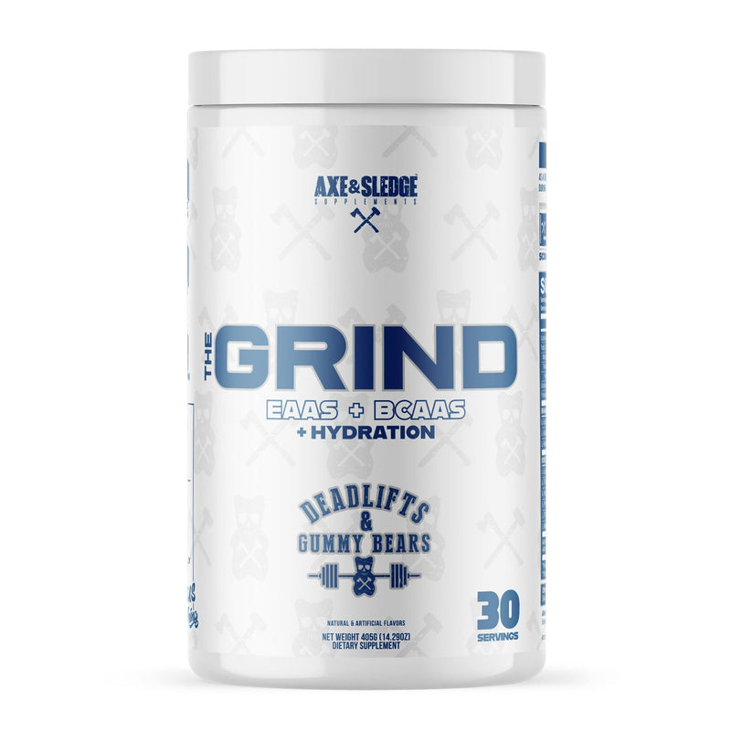 Axe & Sledge The Grind Essential Amino Acids – Vegan, Stimulant-Free EAA & BCAA Powder, 30 Servings