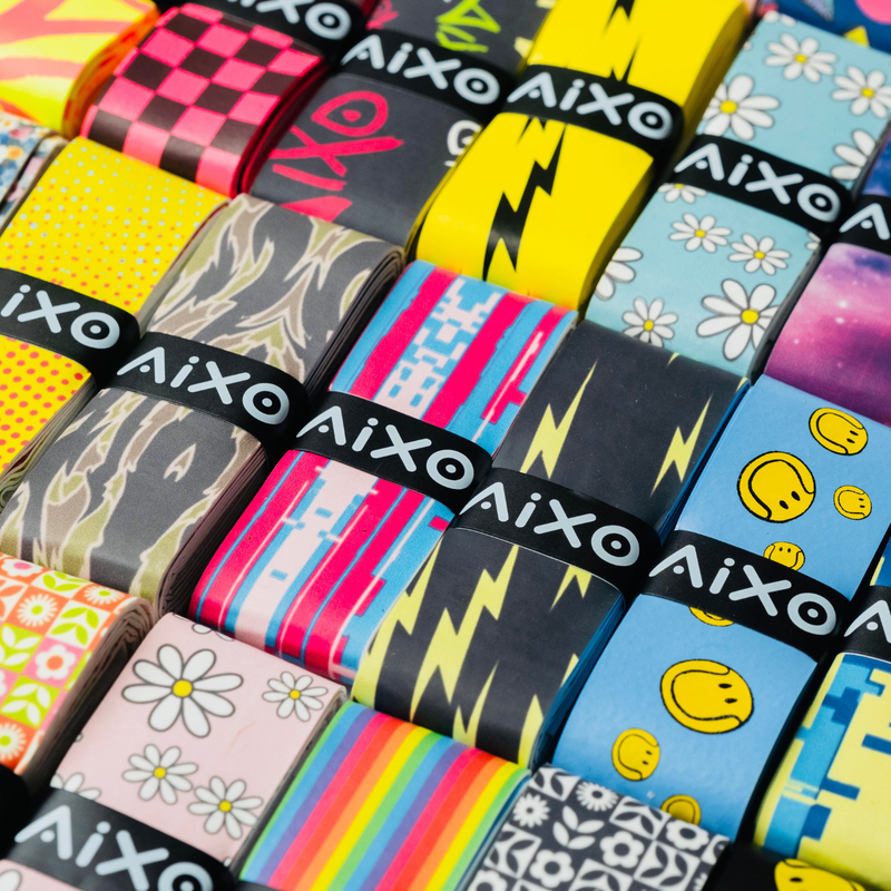Aixo Checker Dry Overgrip Monochrome