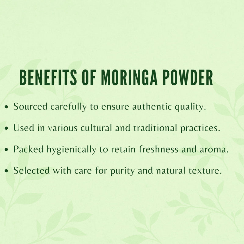 AYURVEDASHREE Moringa Leaf Powder 200 Gm | Moringa Olifera Powder | Lab Tested for Purity