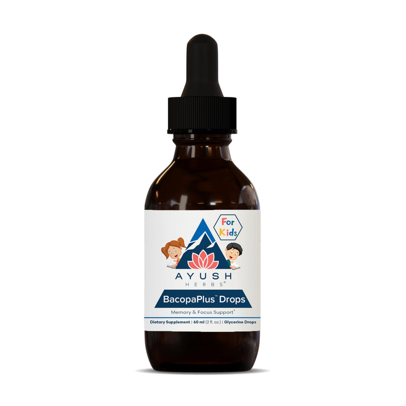 Ayush Herbs BacopaPlus Drops for Kids – Focus & Memory Support