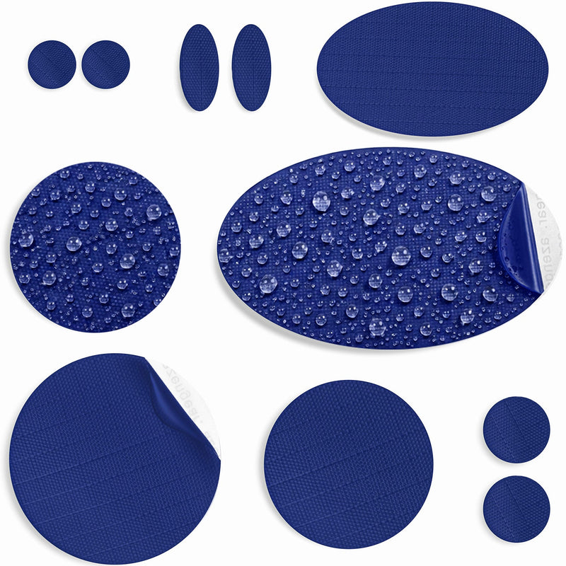 Repair Patches (30+ Colours) for Puffer Jackets, Tents, Upholstery - Stick On, Waterproof, Tear-Cold-Heat-Resistant