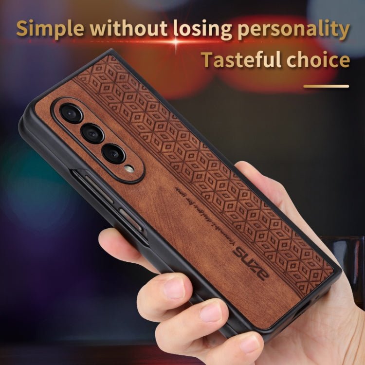 AZNS 3D Embossed Skin Feel Phone Case, For Samsung Galaxy Z Fold4 5G, For Samsung Galaxy Z Fold3 5G, For iPhone SE 2022 / SE 2020 / 8 / 7 - InStock