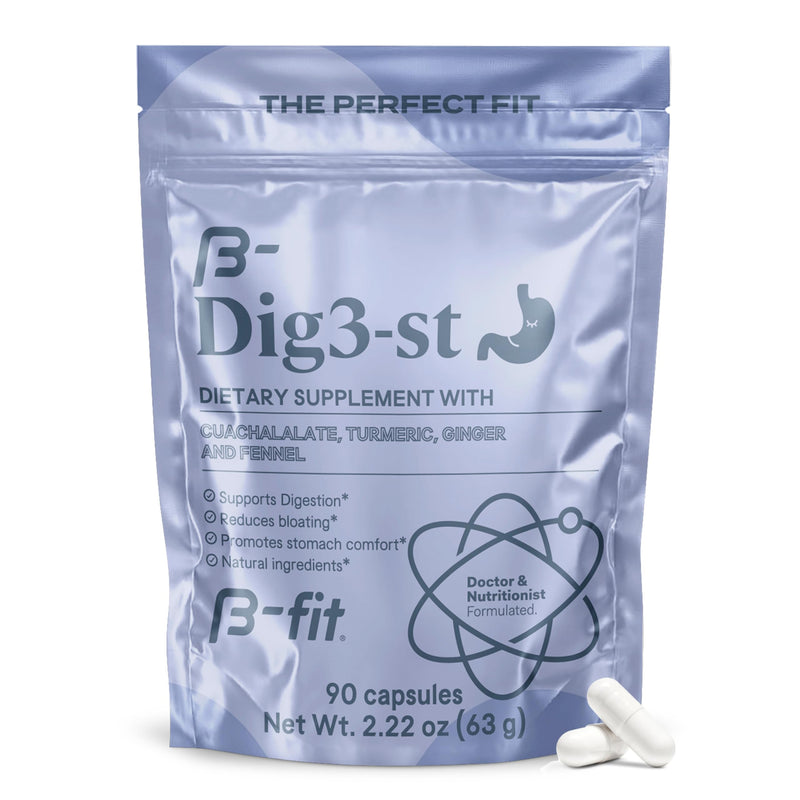 B-FIT Digestive Herbal Supplement – 60 Capsules | Natural Pre-Meal Support