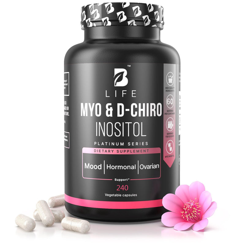 B Life Myo-Inositol 40:1 for Women – Hormone Balance & Fertility (240 Caps)