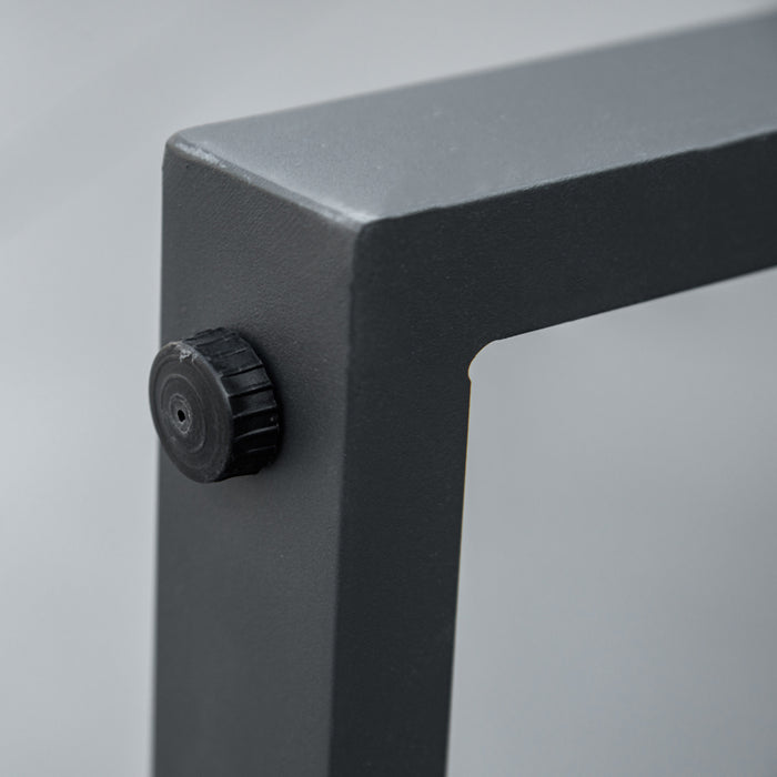 8 Seater Dining Cube Set  Dining Table, 4 Chairs & 4 Footstools & Cushion, Grey