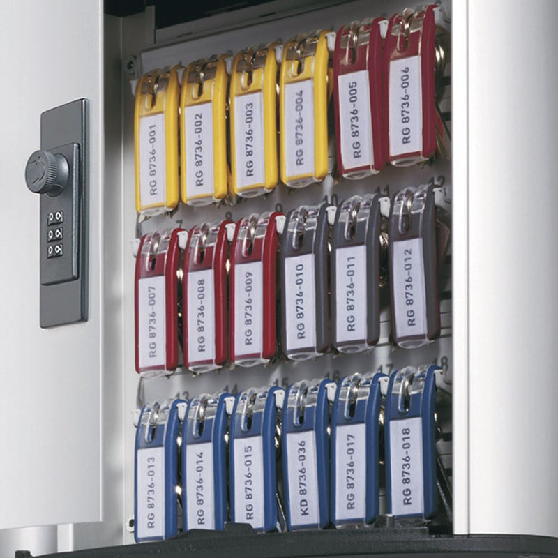 Durable Key Safe 36 Combination Lock Box | Holds 36 Keys | Includes 6 Key Clips
