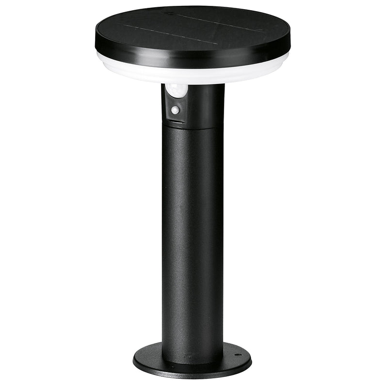 4lite Antheia IP54 Die-Cast Aluminium LED Solar Garden Spike Light with Built in PIR Motion Sensor