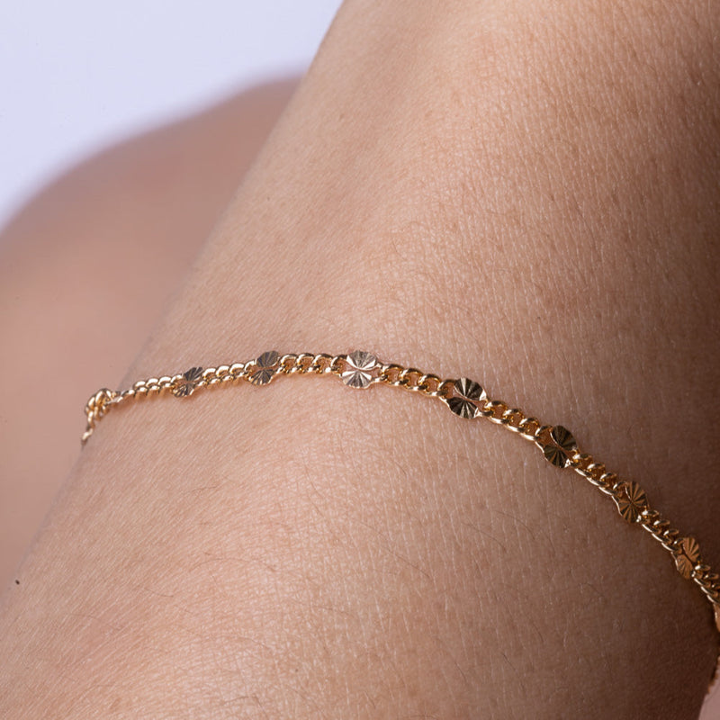 Starburst Gold Bracelet
