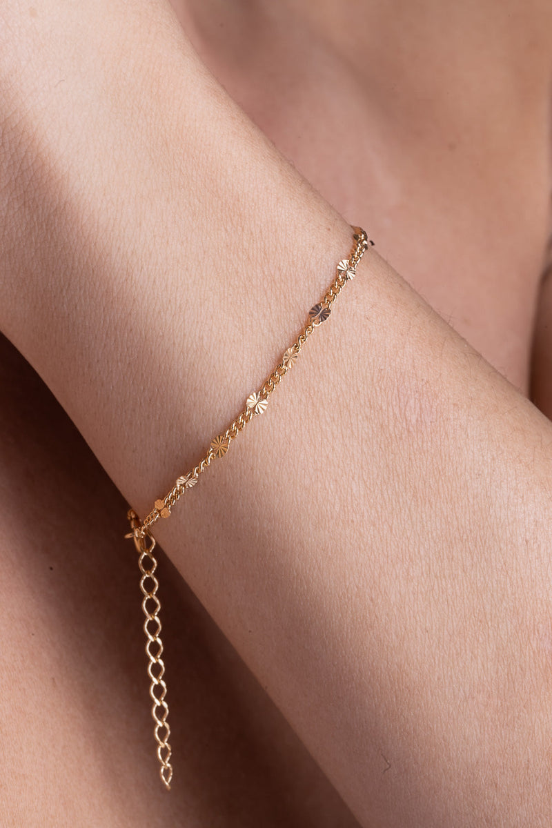Starburst Gold Bracelet