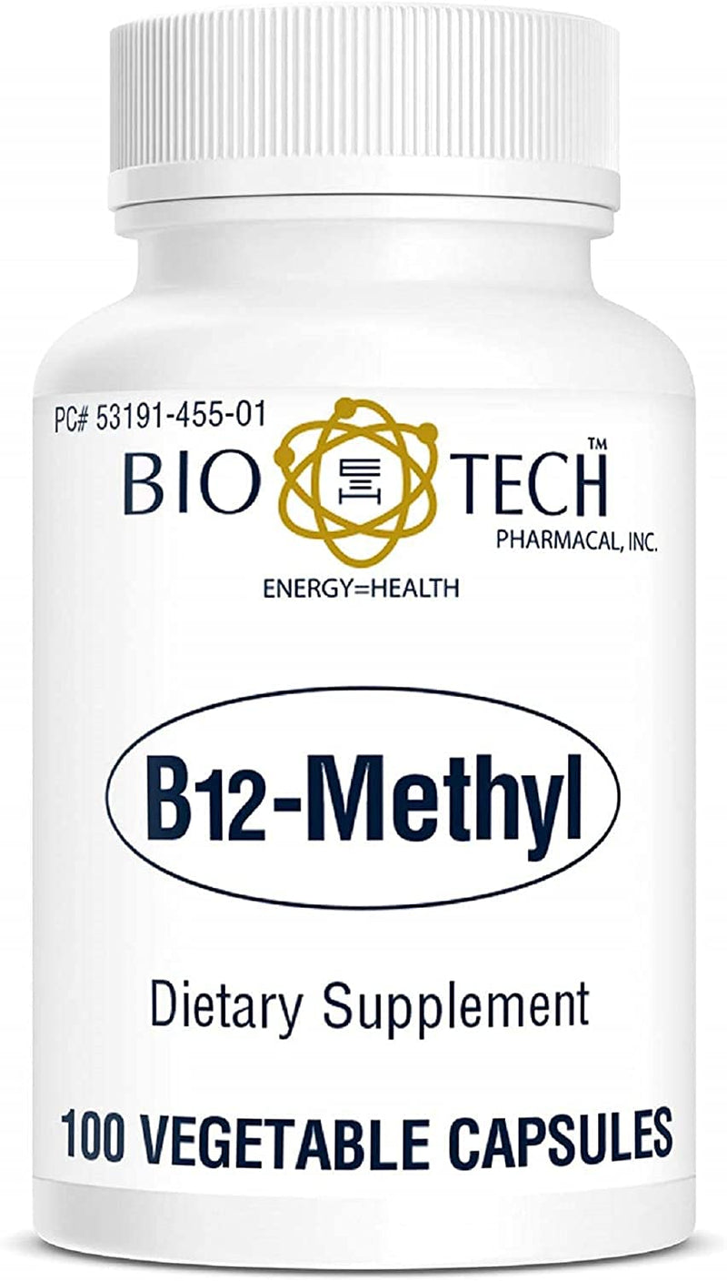 Vitamin B12 Methylcobalamin 1000 mcg – 100 Capsules