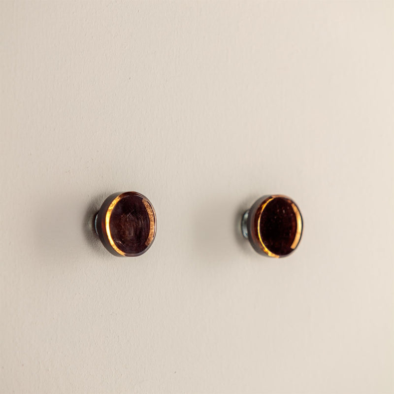 Zoha Tortoise Shell Glass Drawer Knobs