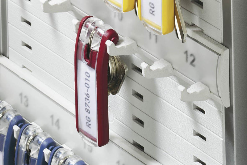 Durable Key Clips Organisational Label Hooks | 24 Pack | Assorted