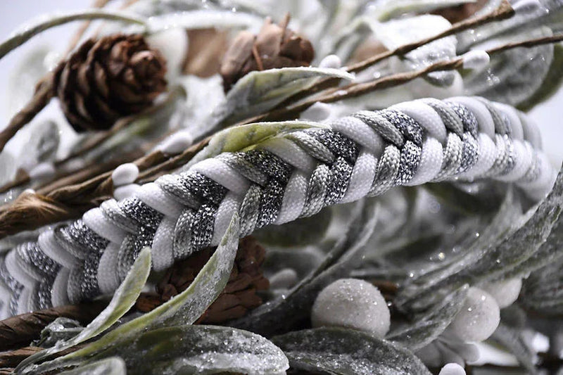 Jack Frost Braided - Handmade Paracord Dog Collar
