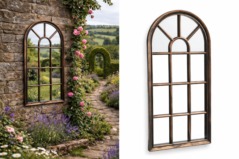 Outdoor Arched Mirror