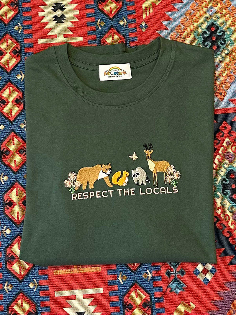 Loose Couple Round Neck T-shirt Short Sleeve