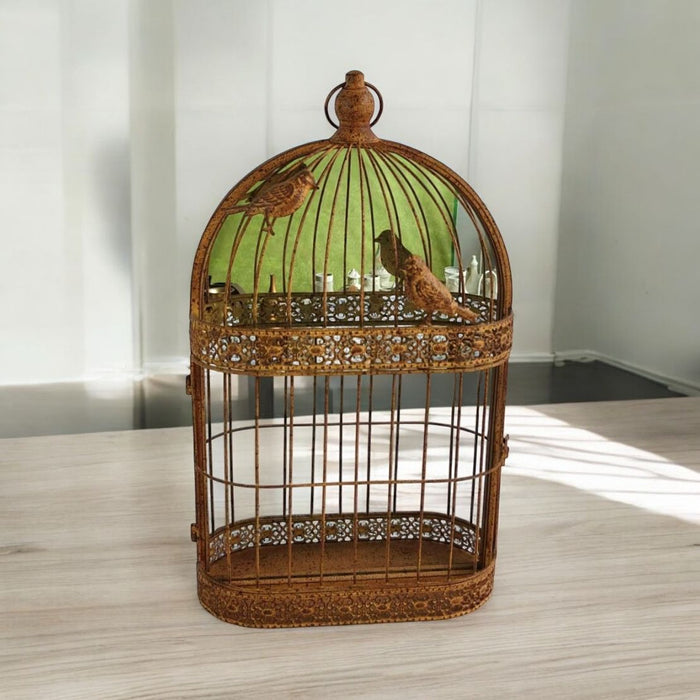 60CM RUSTY WALL MIRROR