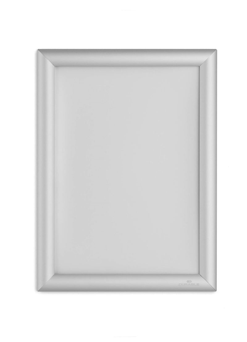 Durable Outdoor Snap Frame Weatherproof Poster Holder Notice Board | A4 Silver