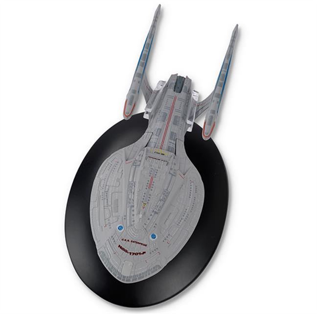 #13 U.S.S. Enterprise NCC-1701-F (Federation Livery) Model Die Cast Ship BONUS ISSUE (Eaglemoss / Star Trek)