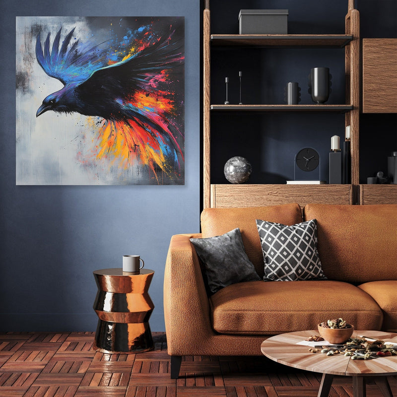 Majestic Raven Dance Canvas