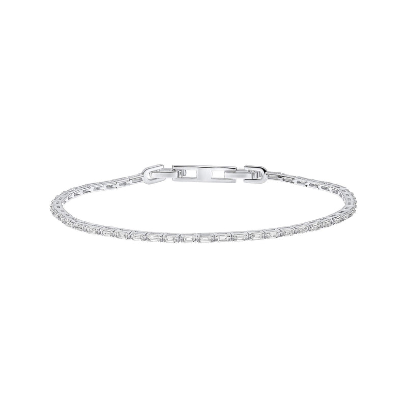 Diamonfire Fine Baguette Tennis Bracelet