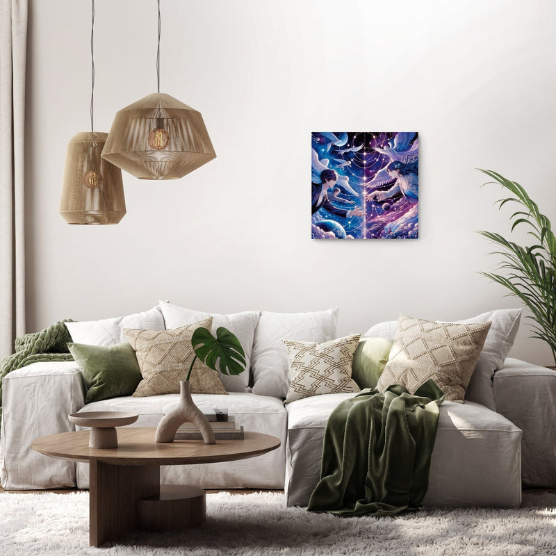 Stellar Love Embrace Canvas