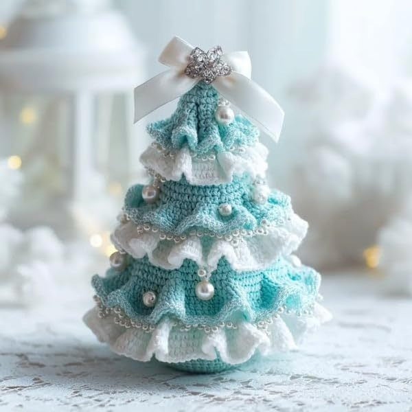 Crochet Christmas Tree Decoration DIY Material Package