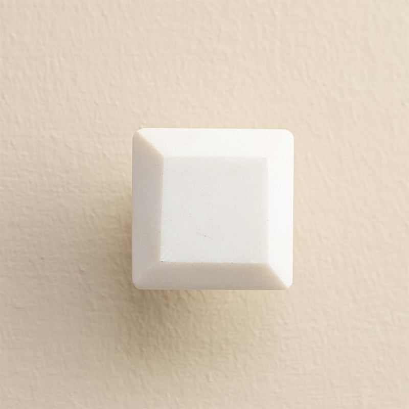 Samara White Stone Drawer Knobs