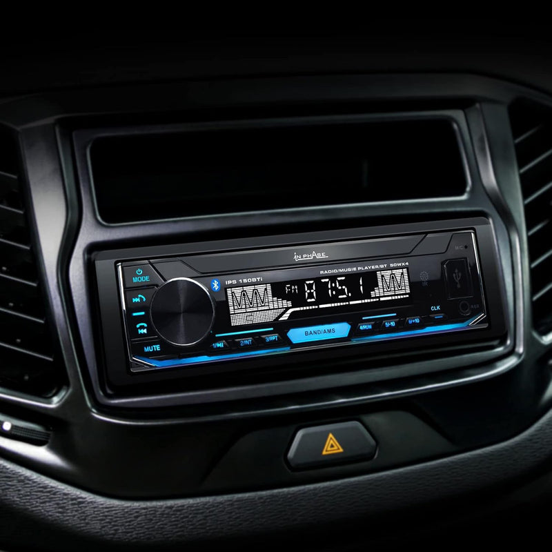 In Phase IPS150BTI Mechless Car Stereo