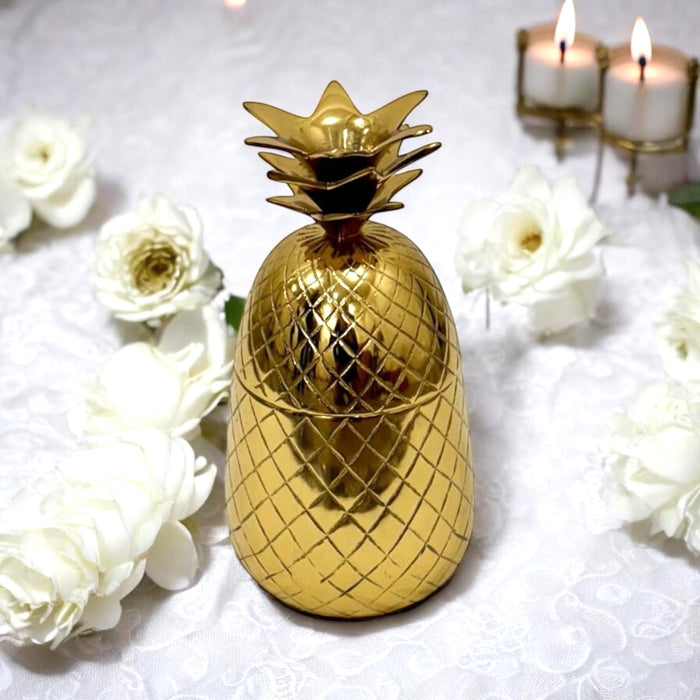 25cm GOLD PINEAPPLE ICE BUCKET