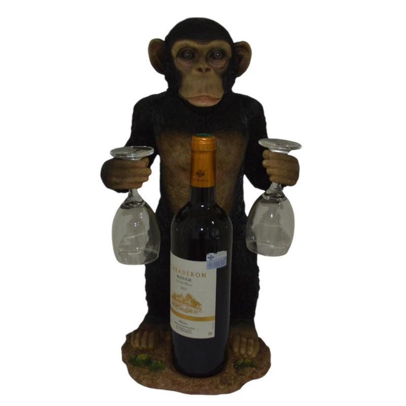 46CM MONKEY WINE BOTTLE HOLDER