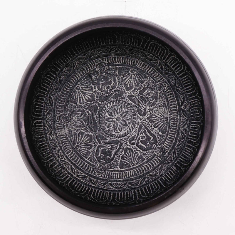 Earth Powder Singing Bowl - Om Five Buddha