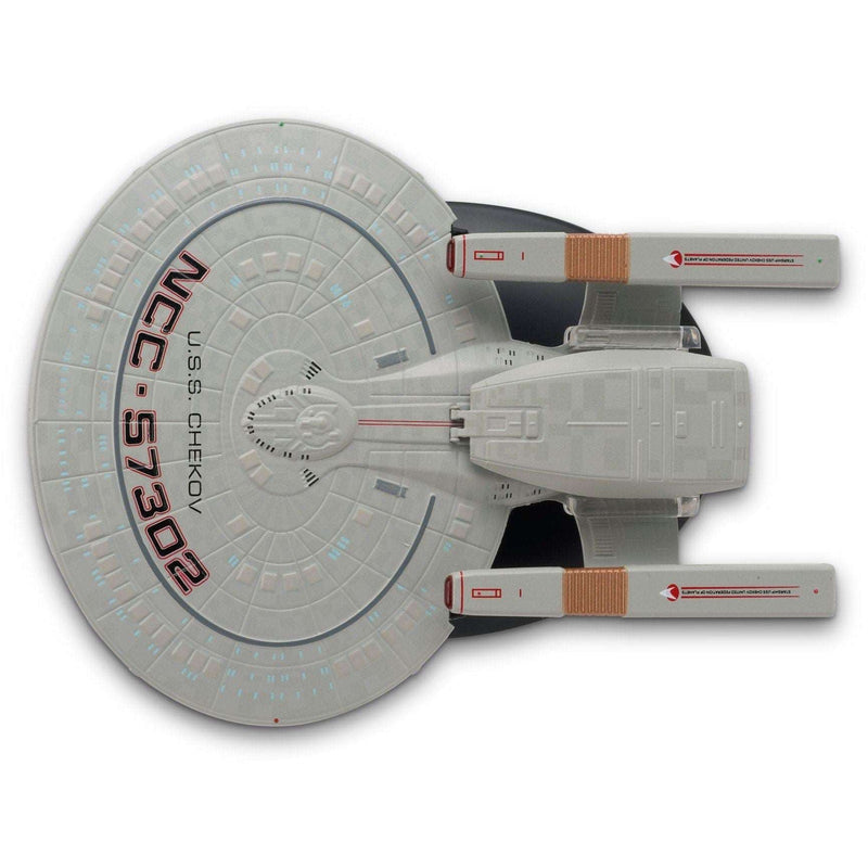 #110 U.S.S. Chekov Springfield Class Model Die-Cast Ship (Eaglemoss / Star Trek)