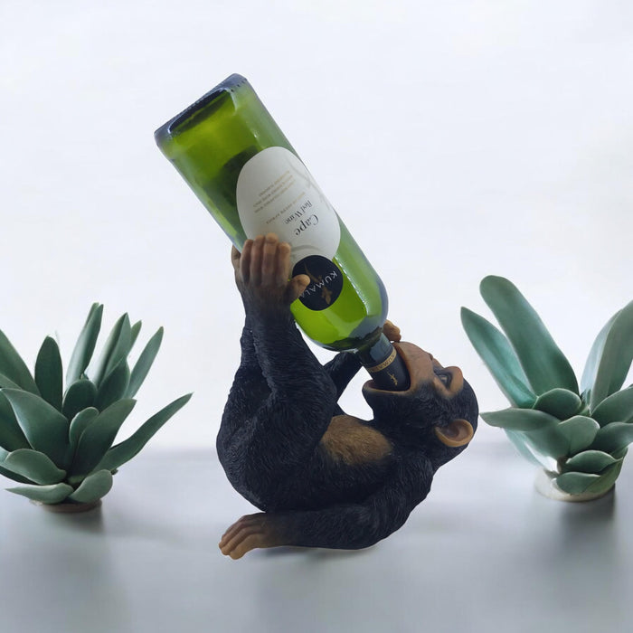 25CM GORILLA WINE BOTTLE HOLDER