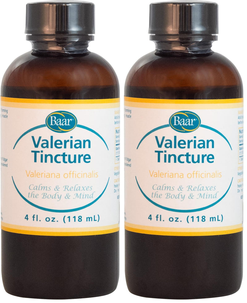 Baar Valerian Tincture – 4 oz (Pack of 2) – Natural Relaxant