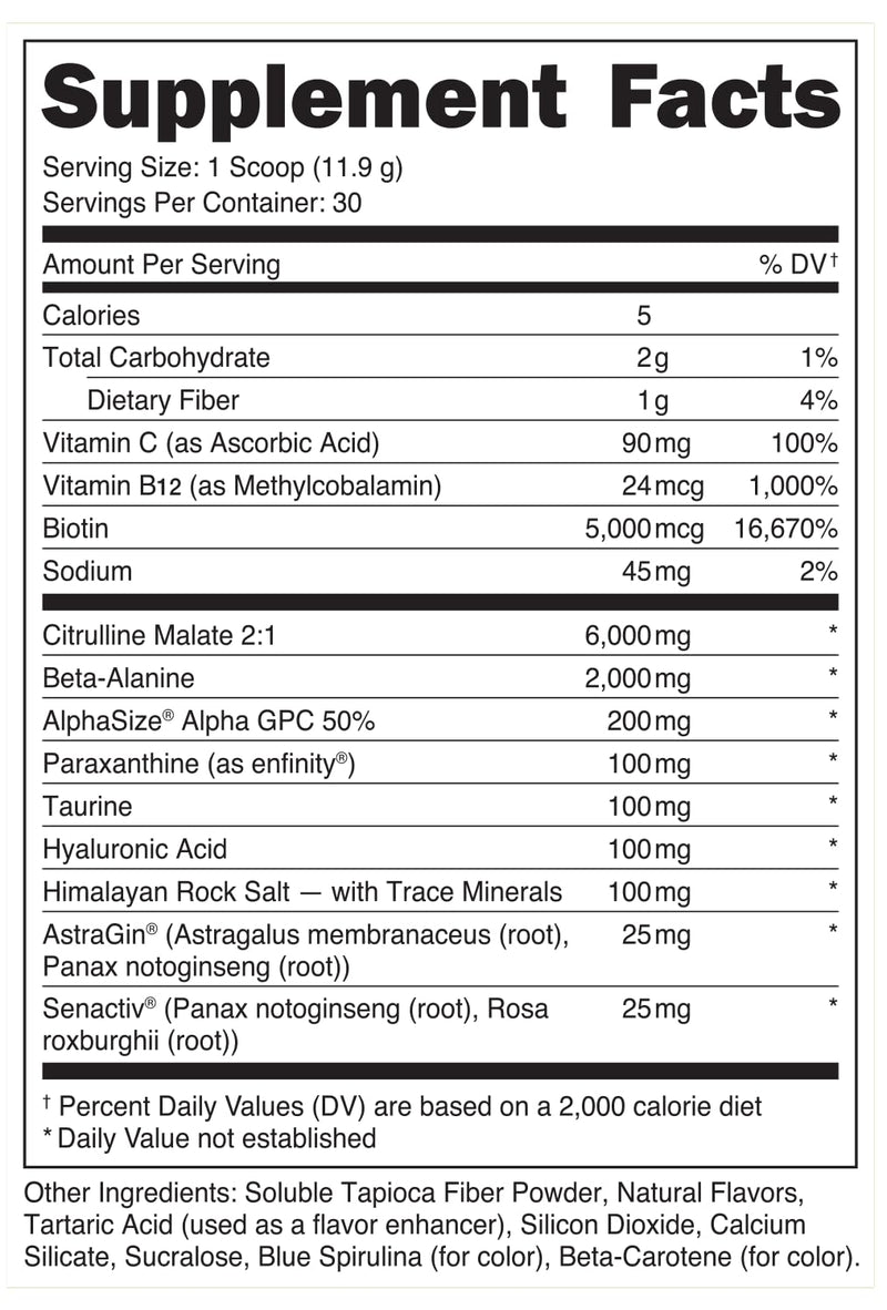 Babe Pre Workout Powder for Women | Sparkling Orchard | 30 Servings | 12.6 oz