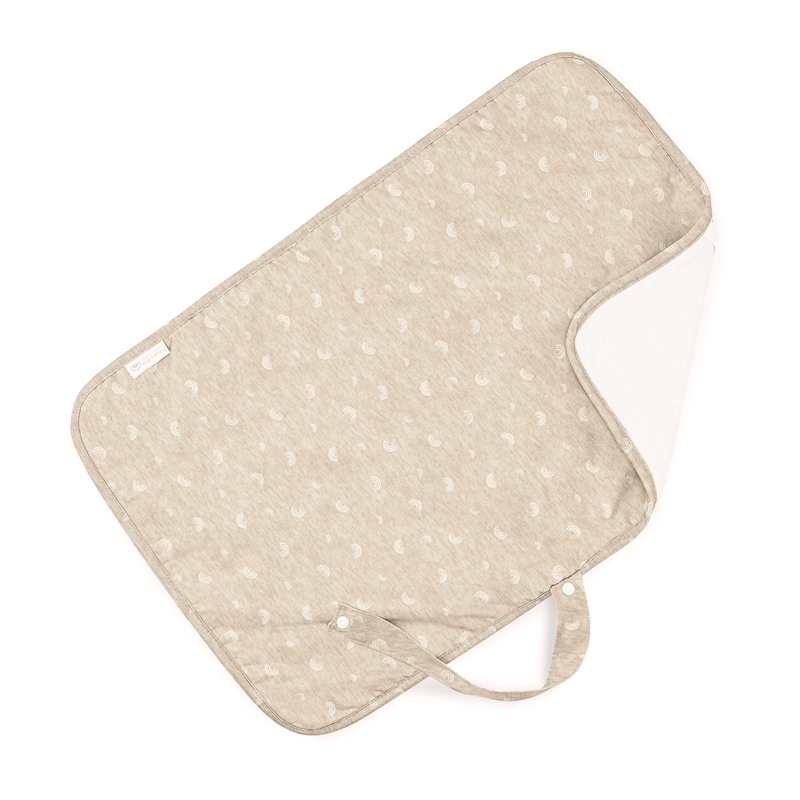 Baby Travel Changing Mats - Rainbow Oatmeal