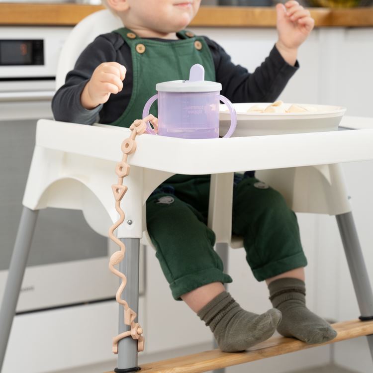 Squiggle Strap® Antimicrobial Silicone Toy Straps (2pcs)
