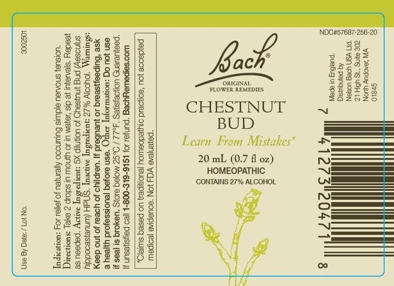 Bach Original Flower Remedies 2-Pack, Break a Habit – Chestnut Bud & Walnut (Vegan, 20mL Dropper x2)