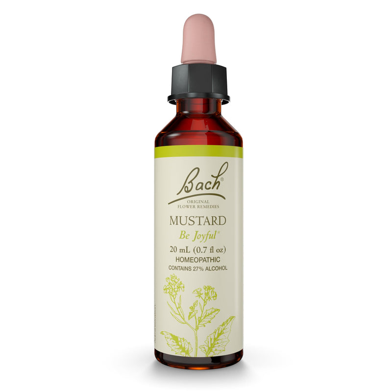 Bach Flower Remedies Mustard – Be Joyful (20mL) | Natural Emotional Balance