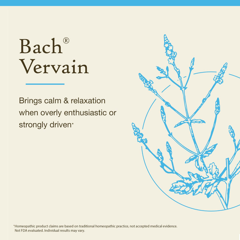 Bach Original Flower Remedies Vervain - Relax & Calm | 20mL Dropper